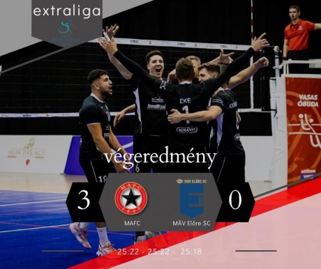 A MÁV Előre SC-Foxconn együttesének veresége a budapesti egyetemistáktól